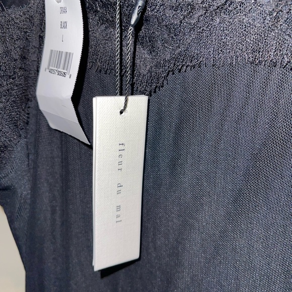 Fleur du Mal Black Lace Mini Dress - Picture 9 of 9